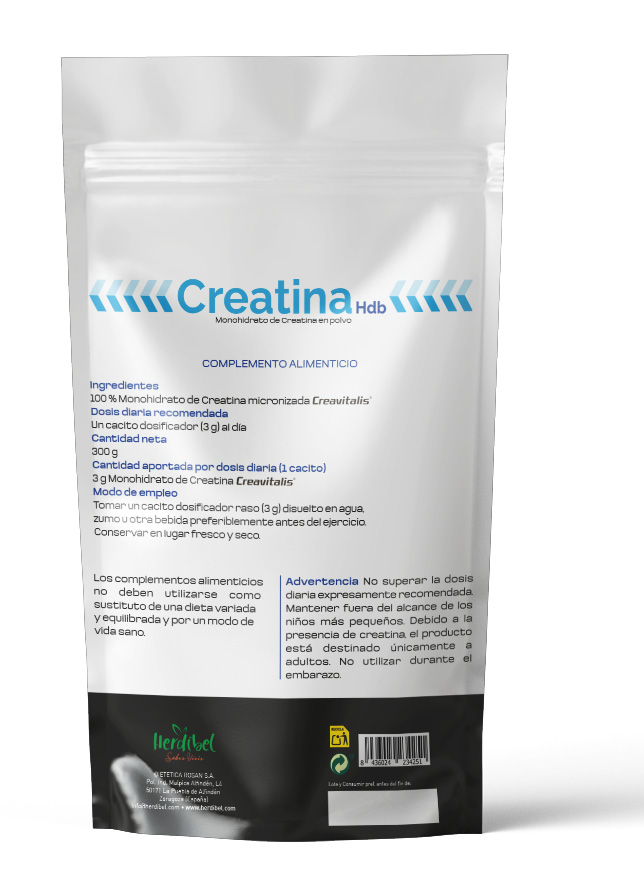 CREATINA HDB CREAVITALIS TRASERA